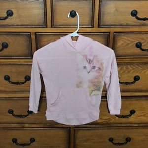 Girls lightweight hooded sweatshirt